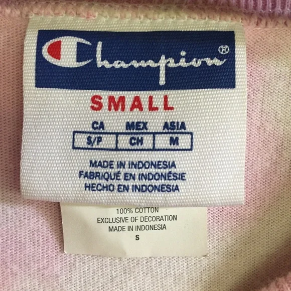 Champion Cropped Tie Die Tee Shirt - Picture 3 of 6